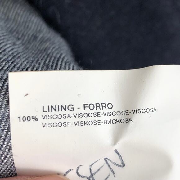 Vintage Armani Jeans Women's Wrap Cardigan XL Black/Gray Open Front - XL - Picture 10 of 14